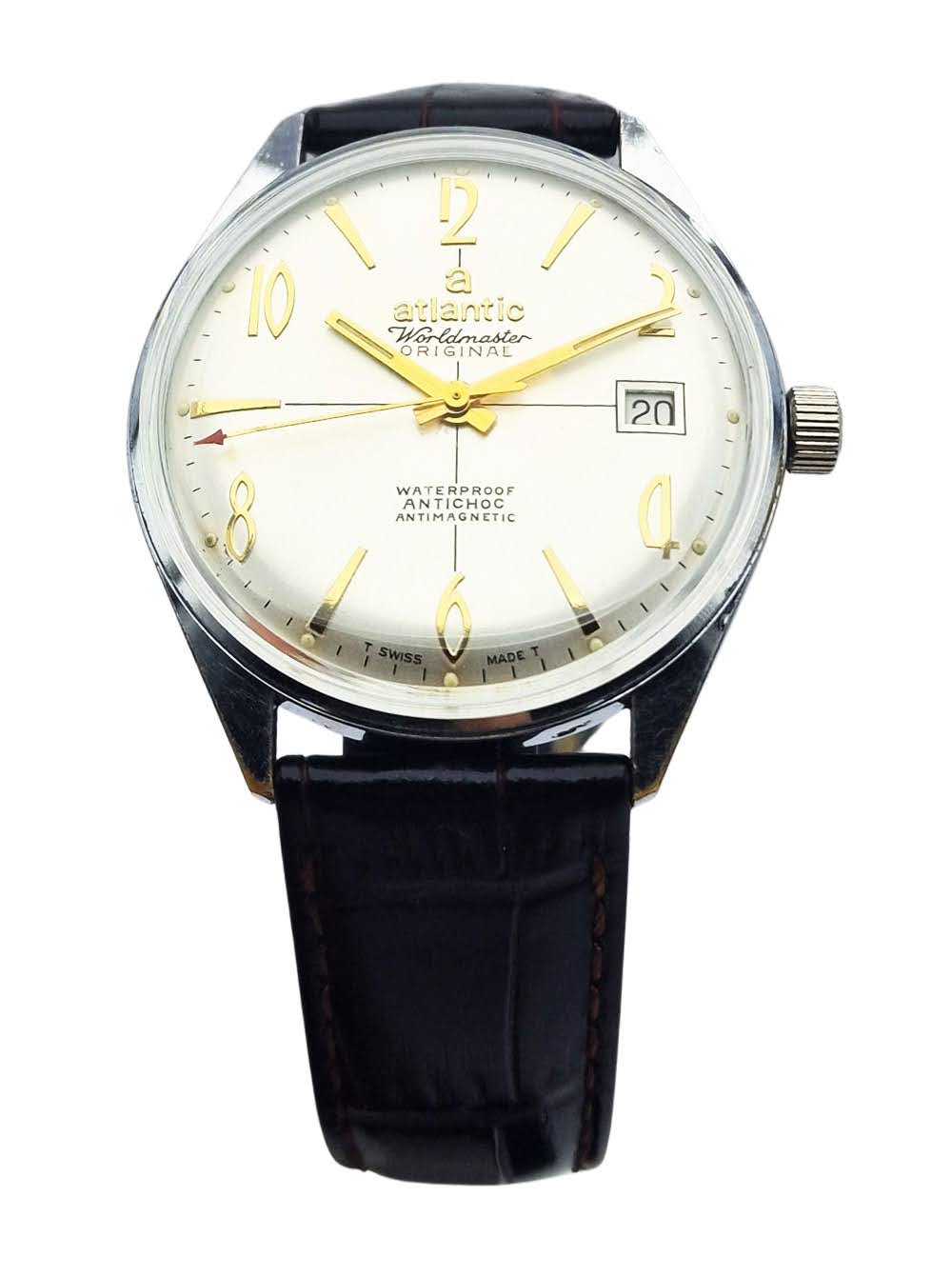 Atlantic Worldmaster Original 17 Jewels 969 - doskonały stan!