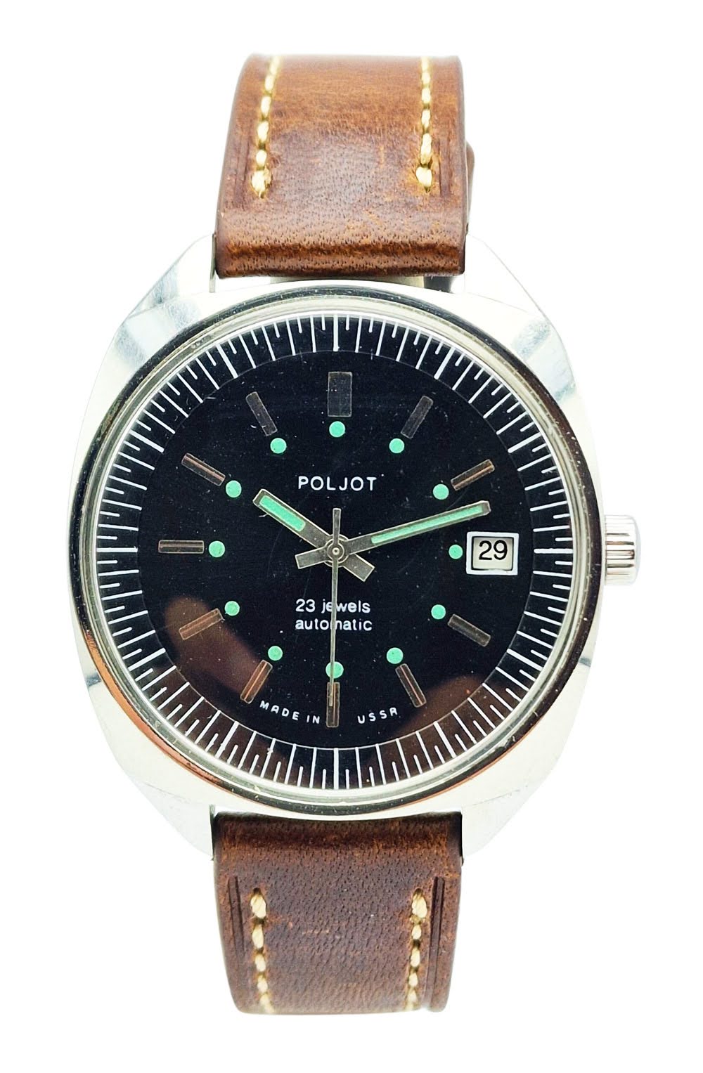 Stalowy Poljot Automatic 2616.2H - rzadka konfiguracja! Kraków