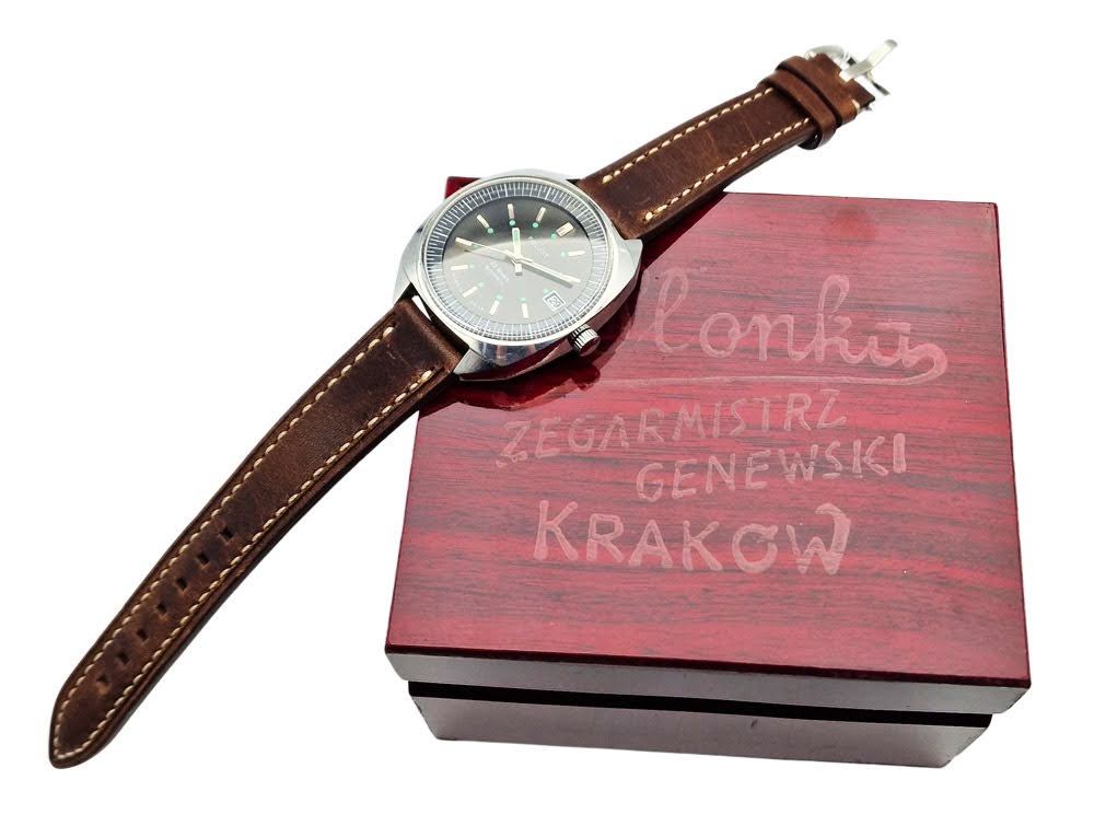 Stalowy Poljot Automatic 2616.2H - rzadka konfiguracja!