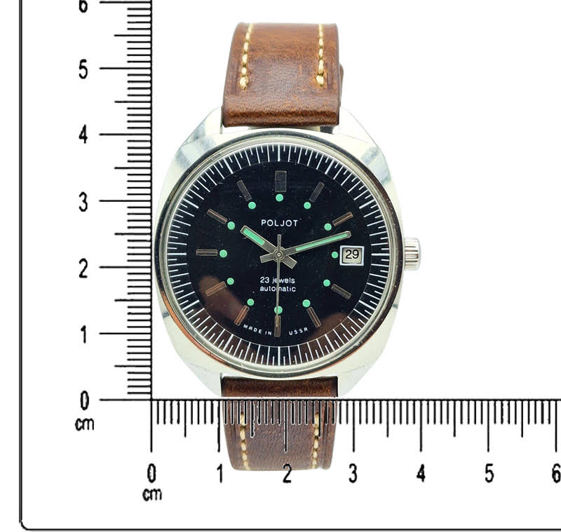 Stalowy Poljot Automatic 2616.2H - rzadka konfiguracja!