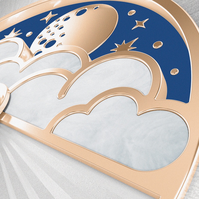 Zegarek Aviator Douglas Moonflight Gemstone Blue Sapphire Limited Edition V.1.33.2.416.5 (V13324165)