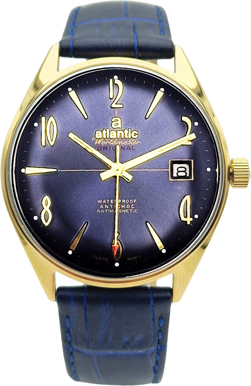 Atlantic Worldmaster Original 17 Jewels FHF 974 - doskonały stan!