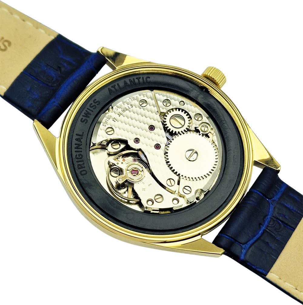 Atlantic Worldmaster Original 17 Jewels FHF 974 - doskonały stan!