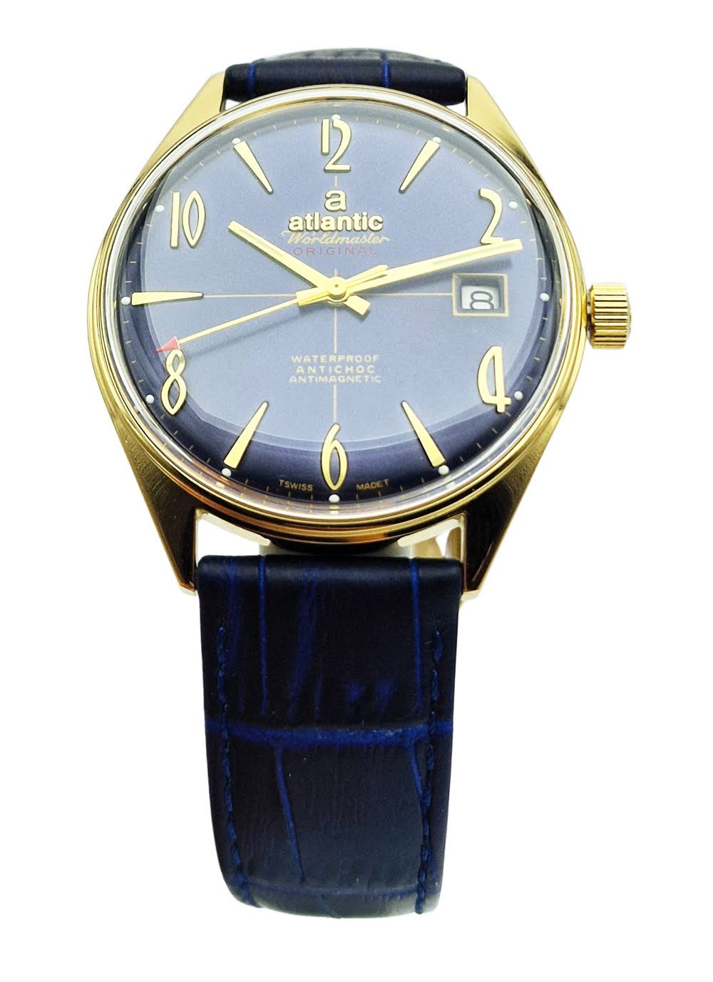 Atlantic Worldmaster Original 17 Jewels FHF 974 - doskonały stan!
