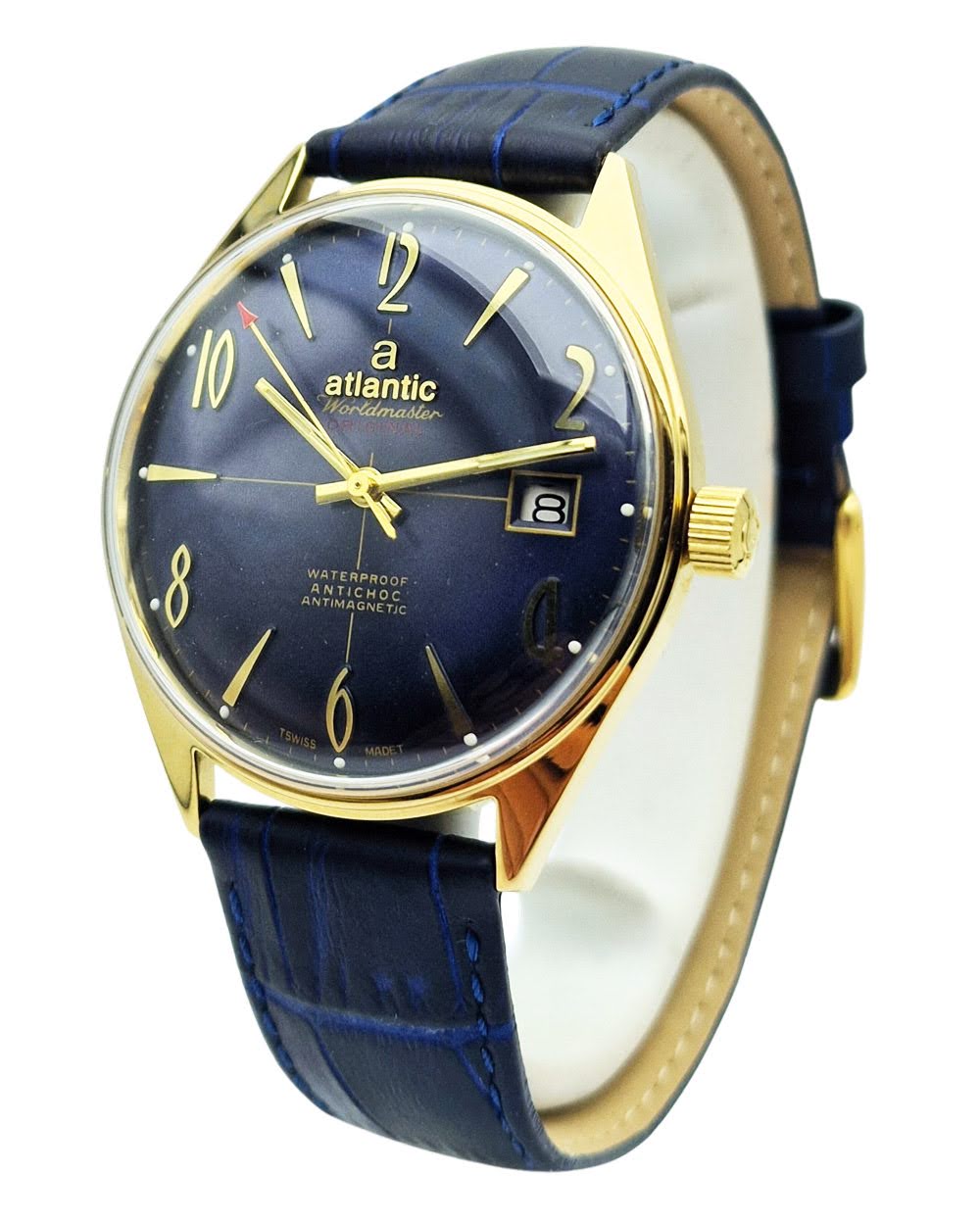 Atlantic Worldmaster Original 17 Jewels FHF 974 - doskonały stan!