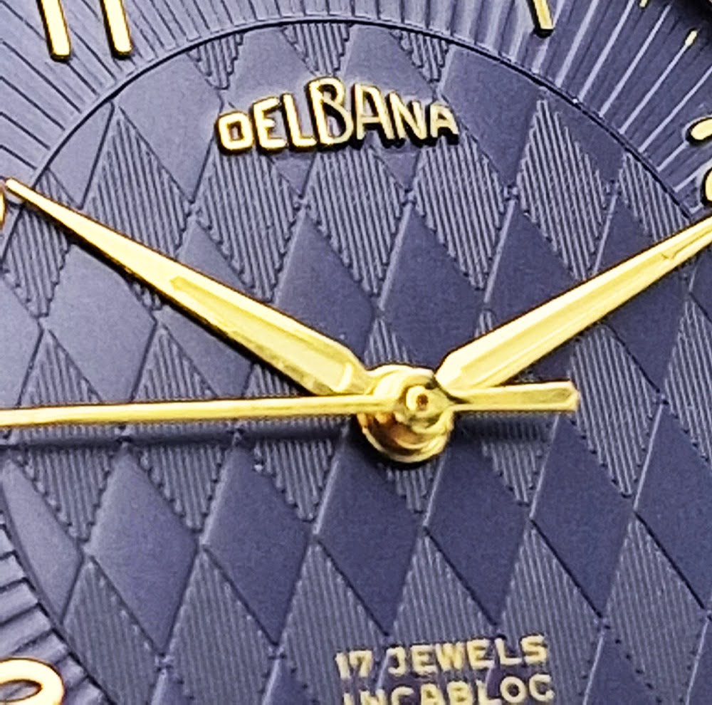 Delbana 17 Jewels F465 - tarcza z pięknym giloszem!