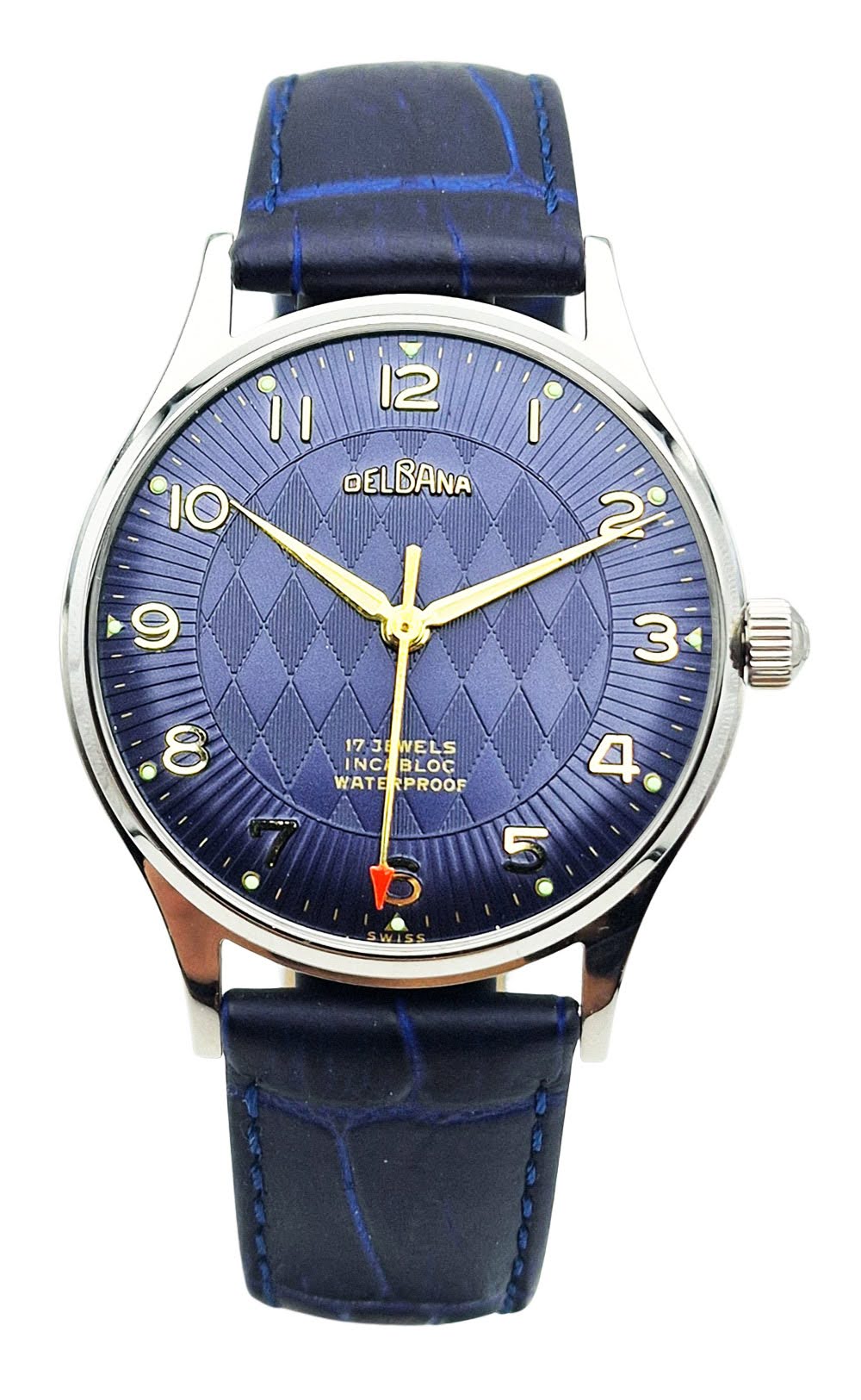 Delbana 17 Jewels F465 - tarcza z pięknym giloszem!