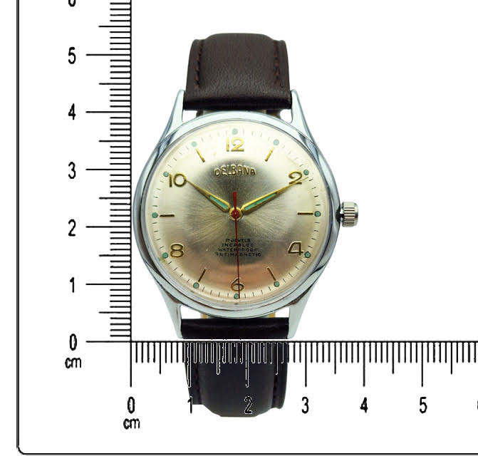 Piękna Delbana 17 Jewels ETA 1100 - doskonały stan!