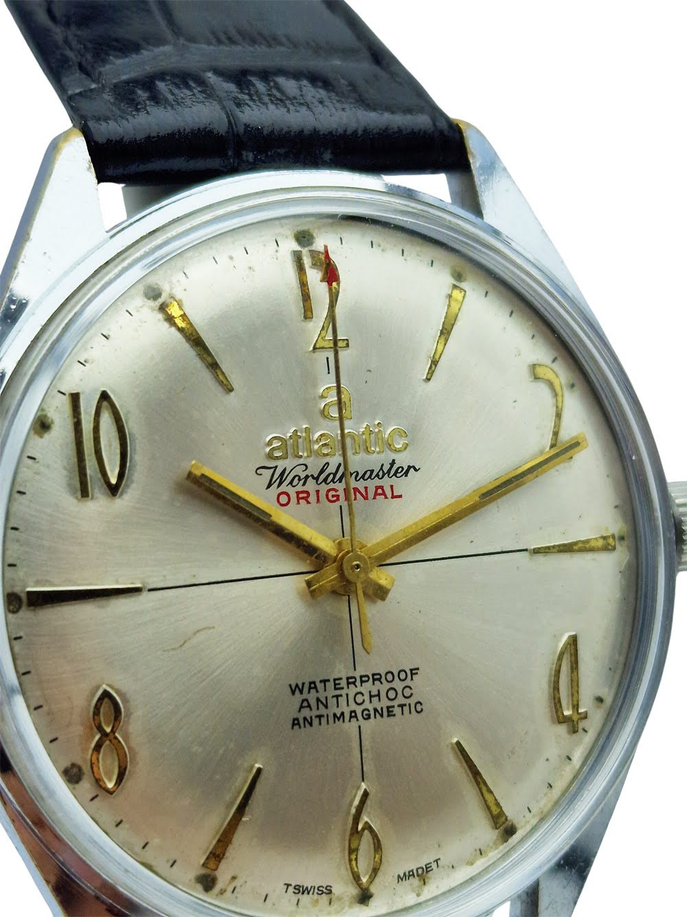 Atlantic Worldmaster Original 17 Jewels 969 - doskonały stan!