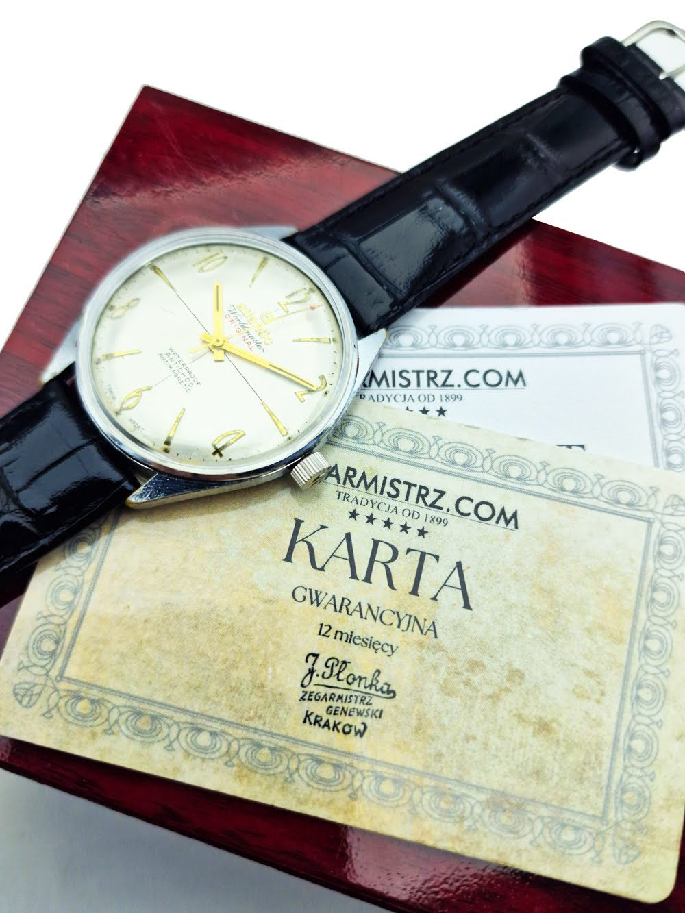 Atlantic Worldmaster Original 17 Jewels 969 - doskonały stan!