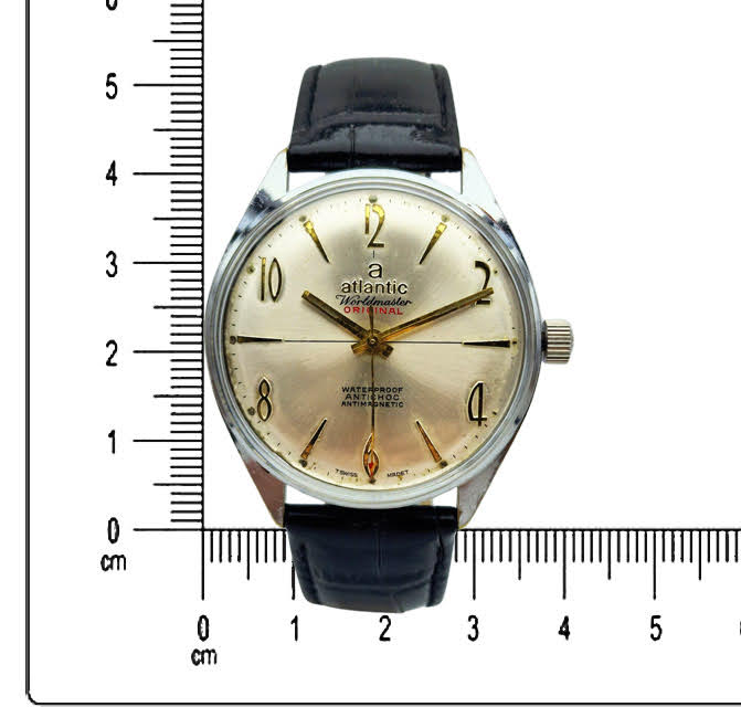 Atlantic Worldmaster Original 17 Jewels 969 - doskonały stan!