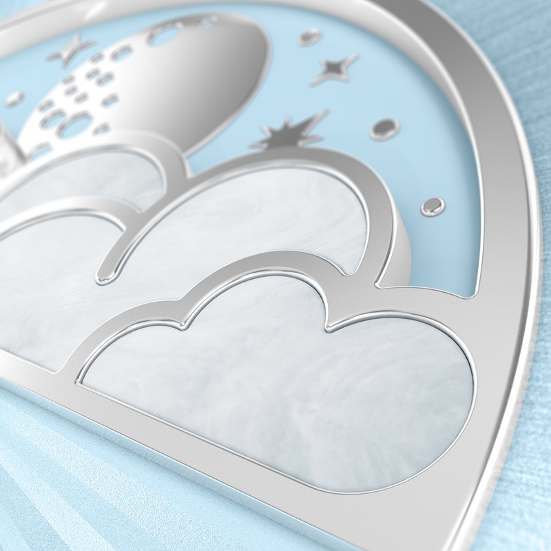 Zegarek Aviator Douglas Moonflight Ice Blue Diamond Limited Edition V.1.33.0.359.4 (V13303594)
