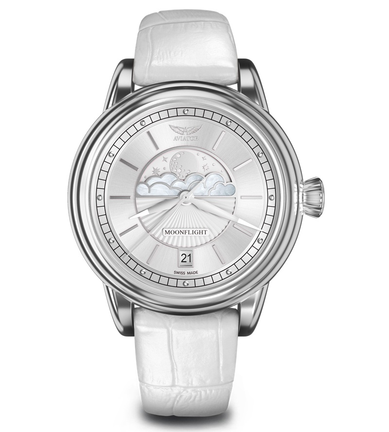 Zegarek Aviator Douglas Moonflight V.1.33.0.250.4 (V13302504)