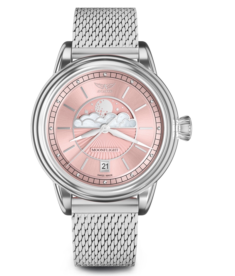 Zegarek Aviator Douglas Moonflight V.1.33.0.257.5 (V13302575)
