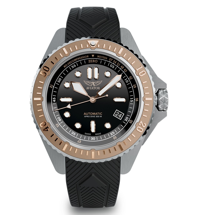 Zegarek Aviator XPRO Dive 300 Automatic V.1.43.3.363.6 (V14333636)