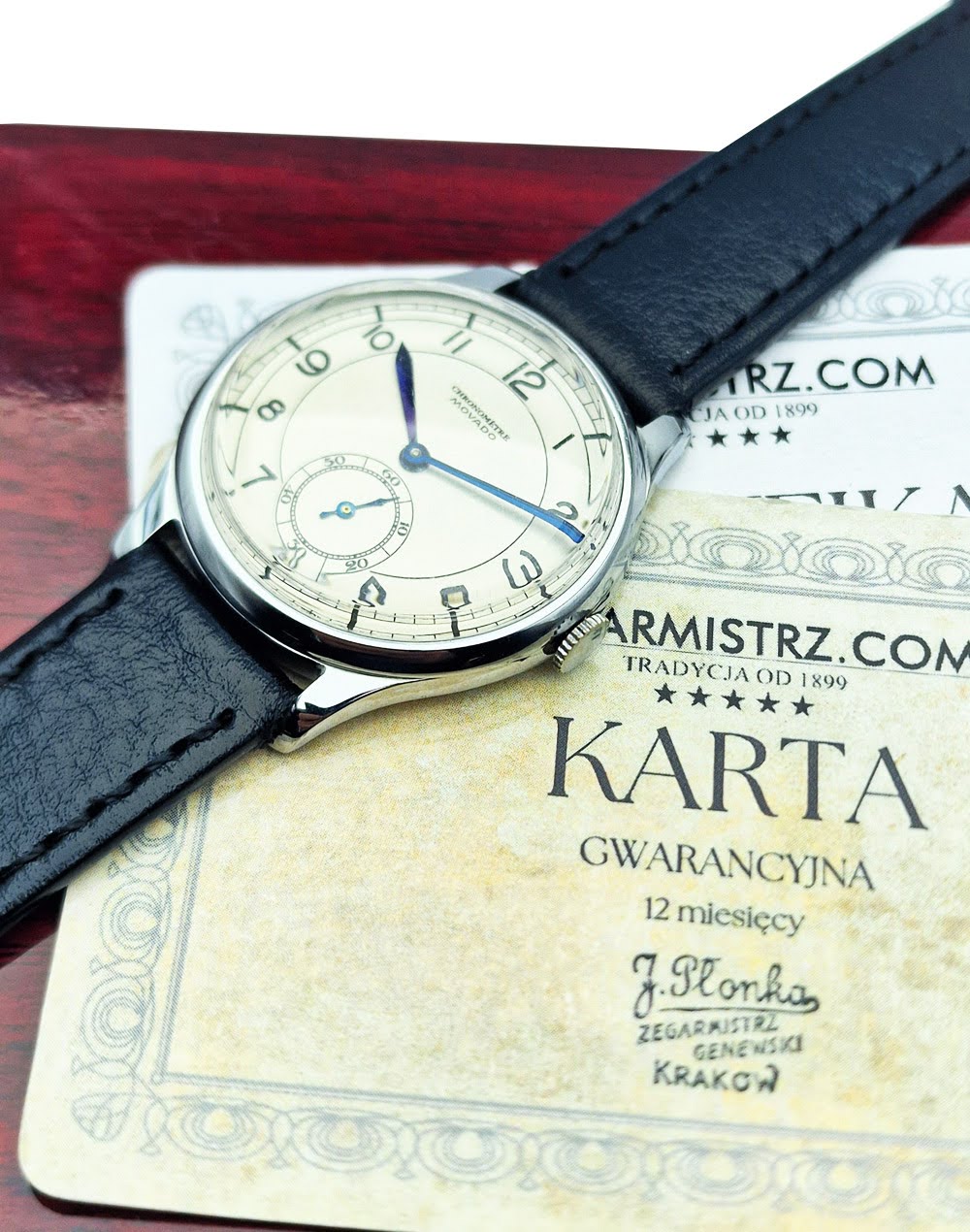 Movado Chronomètre Cal. 75 lata 30. - piękna renowacja!
