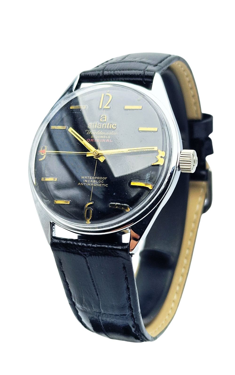 Atlantic Worldmaster Original 21 Jewels - unikatowa tarcza!