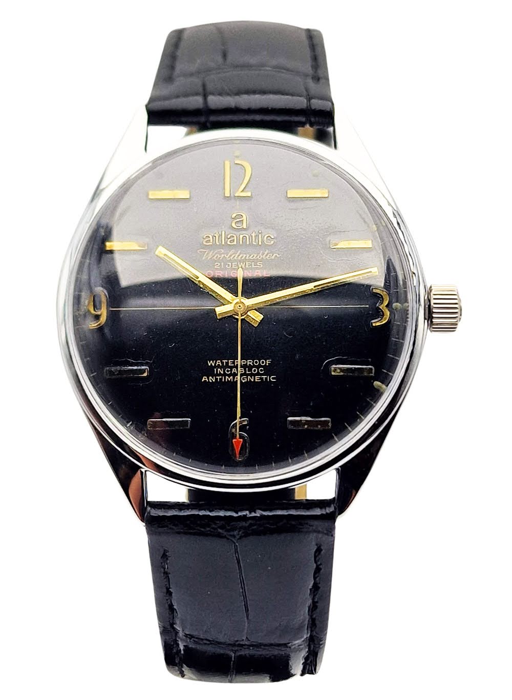 Atlantic Worldmaster Original 21 Jewels - unikatowa tarcza!