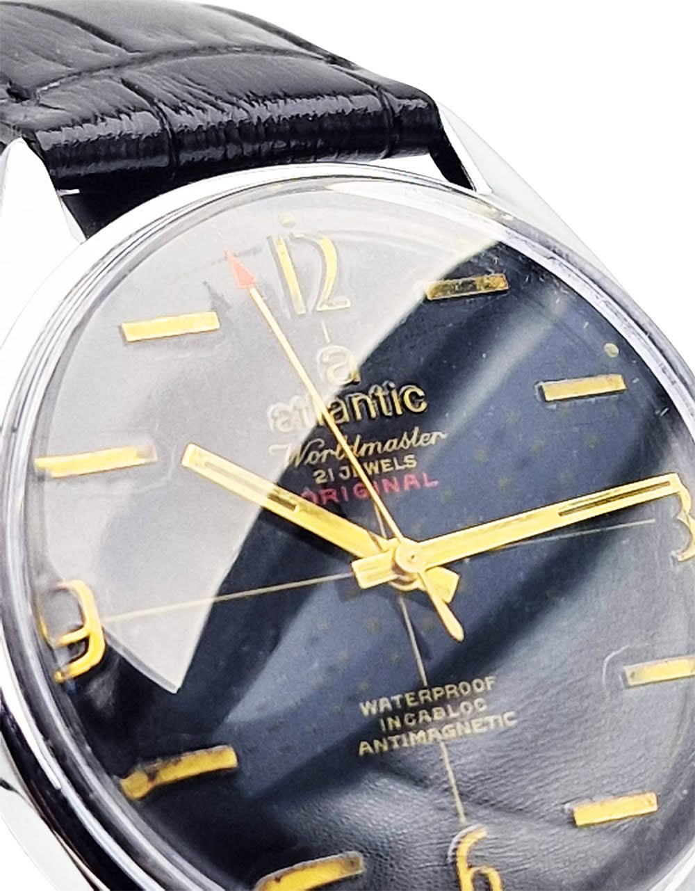Atlantic Worldmaster Original 21 Jewels - unikatowa tarcza!
