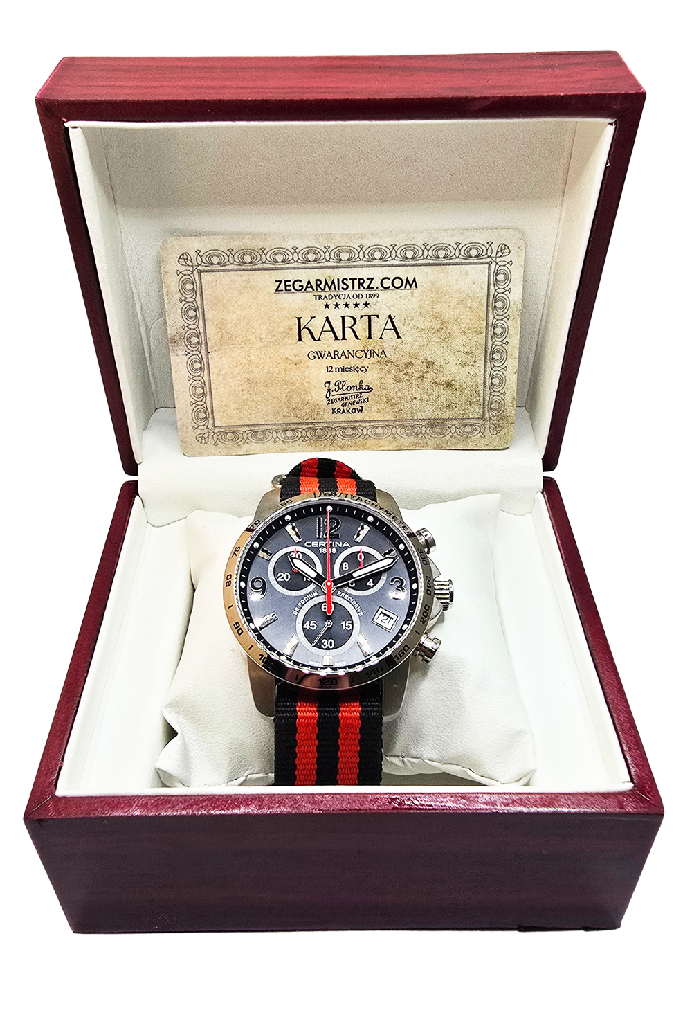 Certina DS Podium Chronograph Precidrive - Doskonały stan!