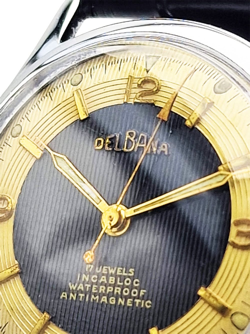 Piękna Delbana 17 Jewels Incabloc - doskonały stan!