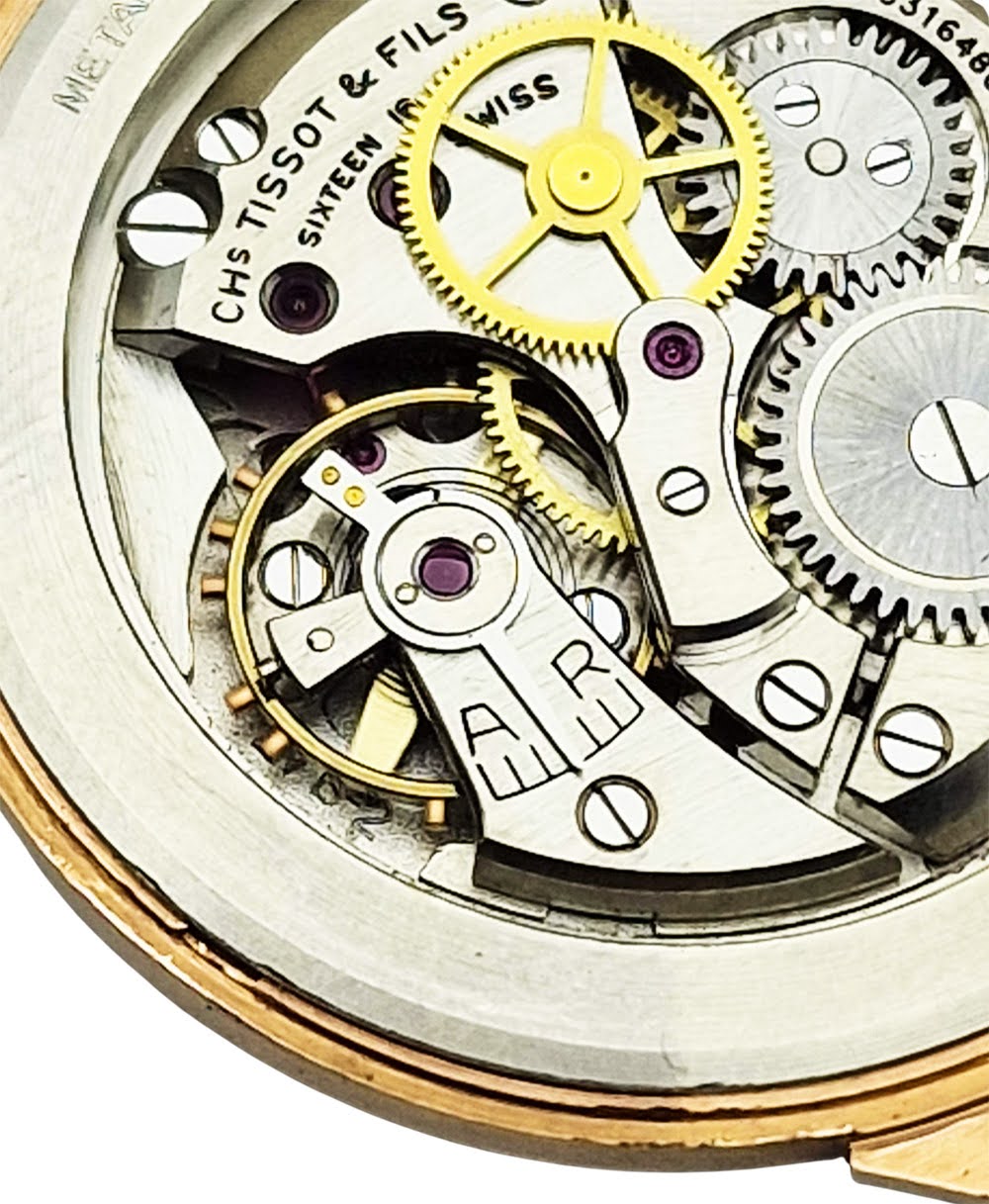 Tissot Cal. 27B-2 14K Gold z 1955r. - stan sklepowy!