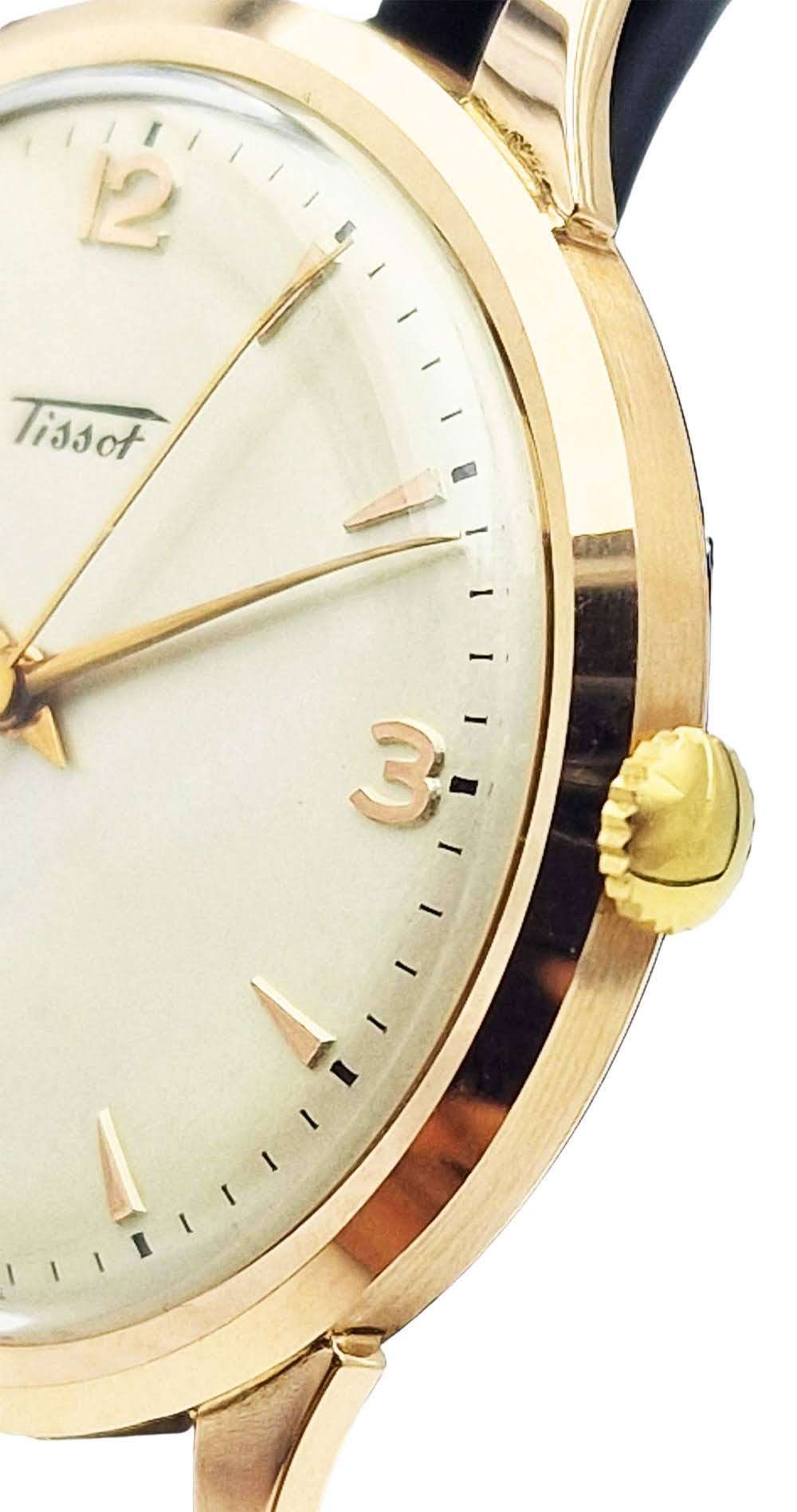 Tissot Cal. 27B-2 14K Gold z 1955r. - stan sklepowy!