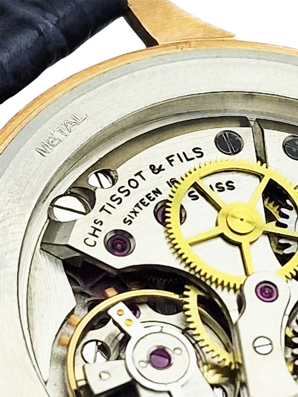 Tissot Cal. 27B-2 14K Gold z 1955r. - stan sklepowy!