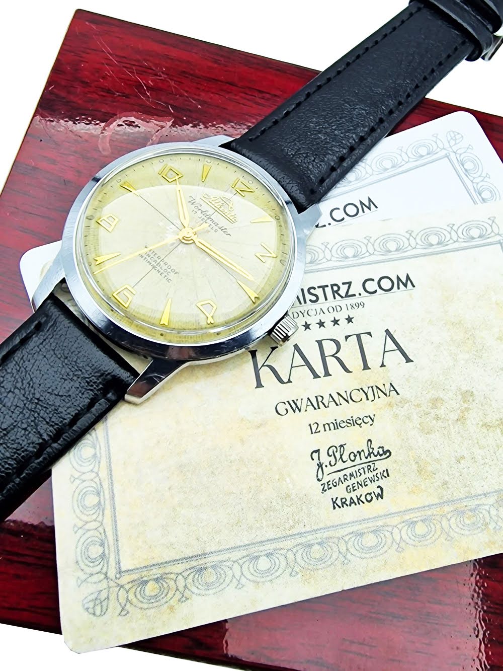 Atlantic Worldmaster Super 17 Jewels - bardzo dobry stan!