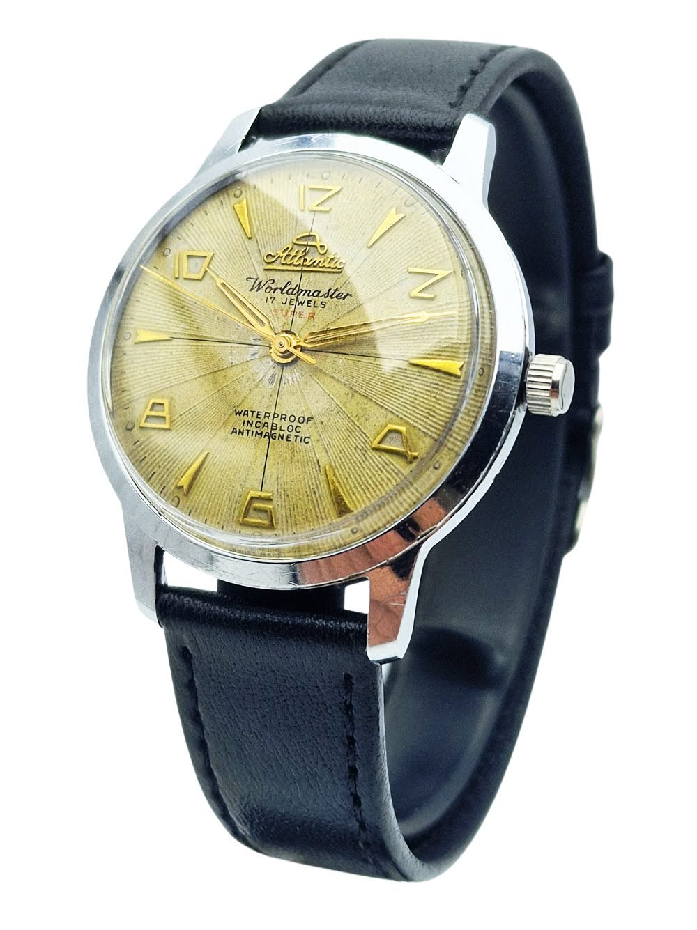 Atlantic Worldmaster Super 17 Jewels - bardzo dobry stan!