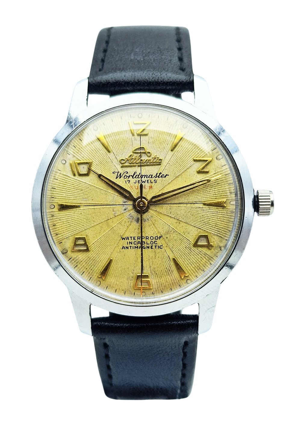 Atlantic Worldmaster Super 17 Jewels - bardzo dobry stan!