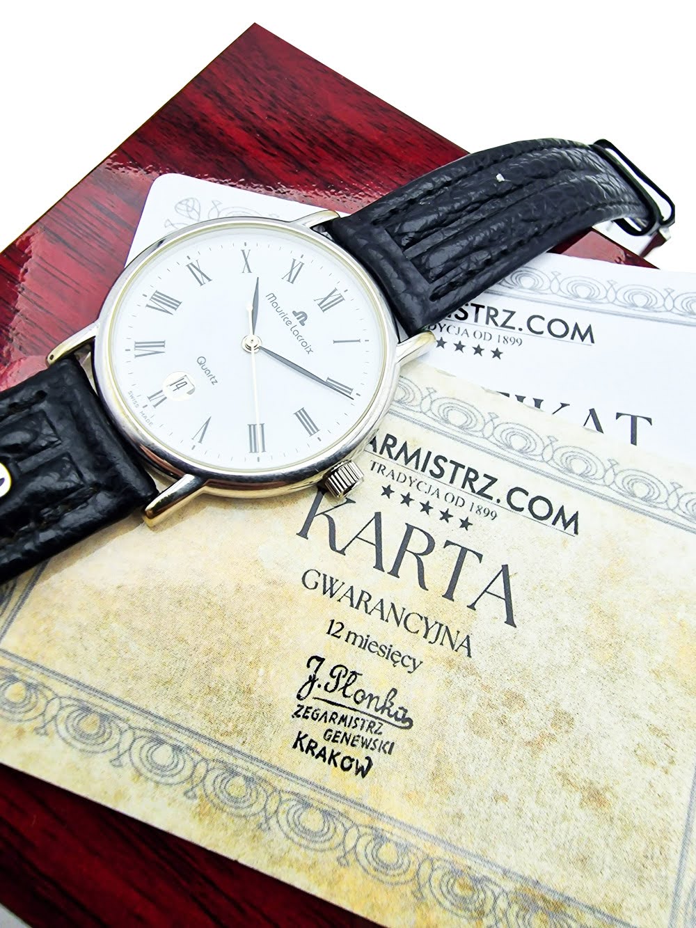 Klasyczny Maurice Lacroix Quartz - doskonały stan!