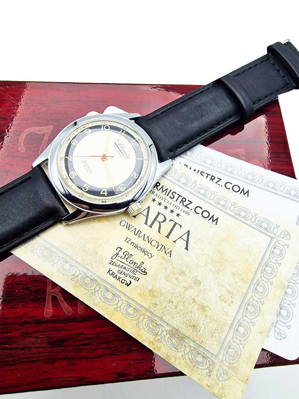 Atlantic Milano Incabloc 17 Jewels - piękna renowacja!