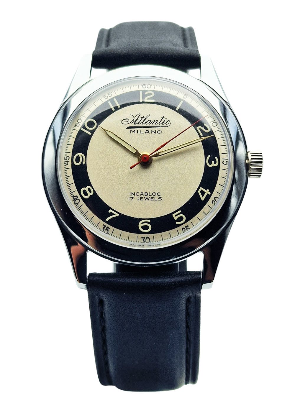 Atlantic Milano Incabloc 17 Jewels - piękna renowacja!